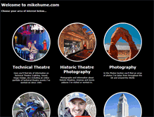 Tablet Screenshot of mikehume.com